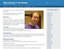 Tablet Screenshot of hewner.com